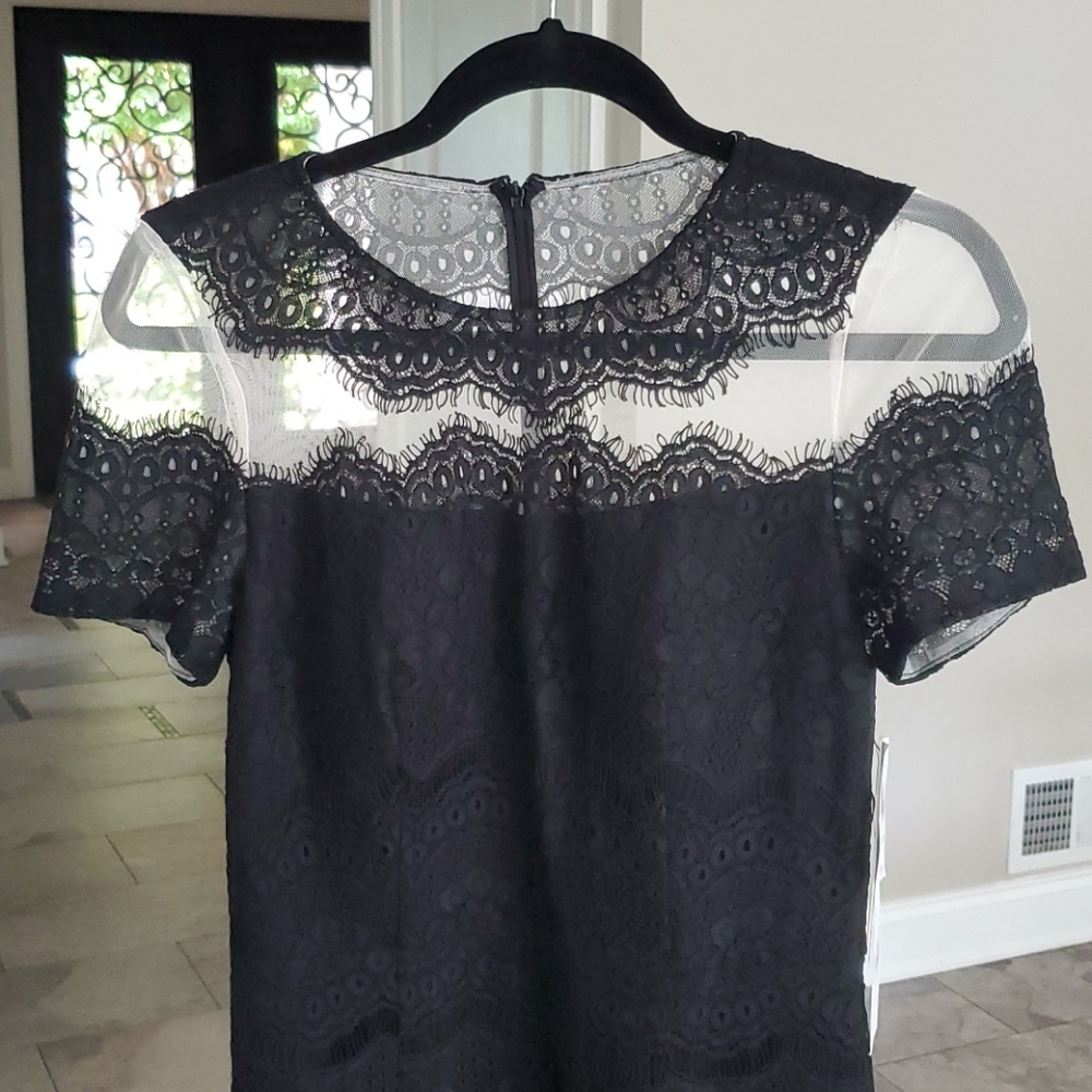 NWT Lace and mesh cocktail dress